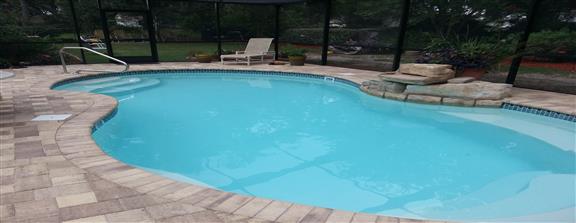 San Juan fiberglass pool